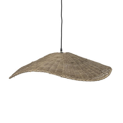 Lighting - Pendant Lighting - Pop Pendant - / Bamboo - Ø 78 x H 25 cm by Bloomingville - Natural - Bamboo