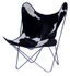 AA Butterfly Armchair - Leather / Chromed structure by AA-New Design