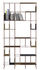 Network Bücherregal / mit 5 abnehmbaren Regalelementen - L 98 cm x H 192 cm - Casamania