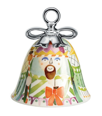 Decoration - Christmas decorations - Holy Family Bauble - Melchior - Hand painted Bone China by Alessi - Multicolor / Melchior - Painted porcelain
