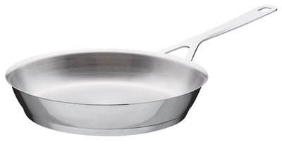 Tableware - Dishes and cooking - Pots and Pans Frying pan by A di Alessi - Ø 24 cm - Stainless steel