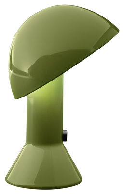 Martinelli Luce - Lampe de table Elmetto en Plastique, Résine - Couleur Vert - 40.41 x 40.41 x 28 cm