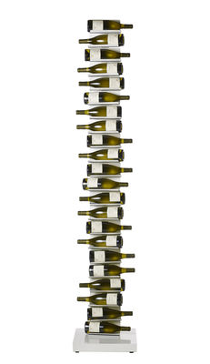 Tavola - Bar, Vino, Aperitivo - Portabottiglie Ptolomeo Vino - / Su base - H 213 cm di Opinion Ciatti - Bianco - metallo laccato