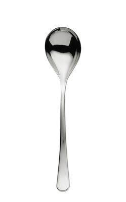 Tableware - Cutlery - Serafino Soup spoon - Soup spoon by Serafino Zani - Polished stainless steel - Polished stainless steel