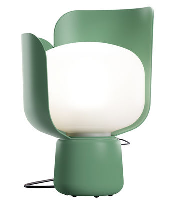 Fontana Arte - Lampe de table en Métal, Polycarbonate - Couleur Vert - 40 x 50 x 24 cm - Designer An