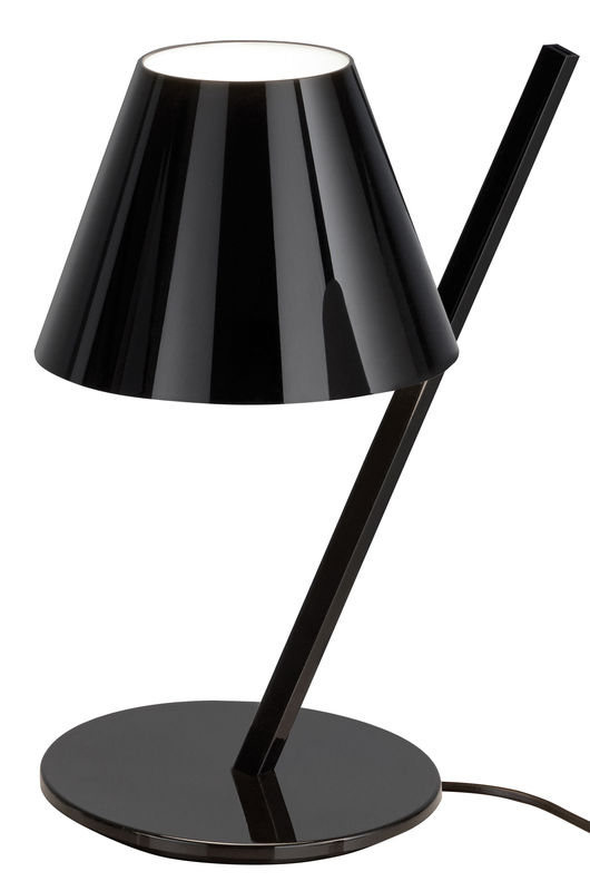 Lighting - Table Lamps - La Petite Table lamp metal plastic material black H 37 cm - Artemide - Black - Aluminium, PVC