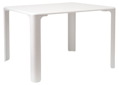 Möbel - Möbel für Kinder - Linus Kindertisch 75 cm x 75 cm - Magis - Weiß - Holzfaserplatte im Polymer-Finish, Polypropylen