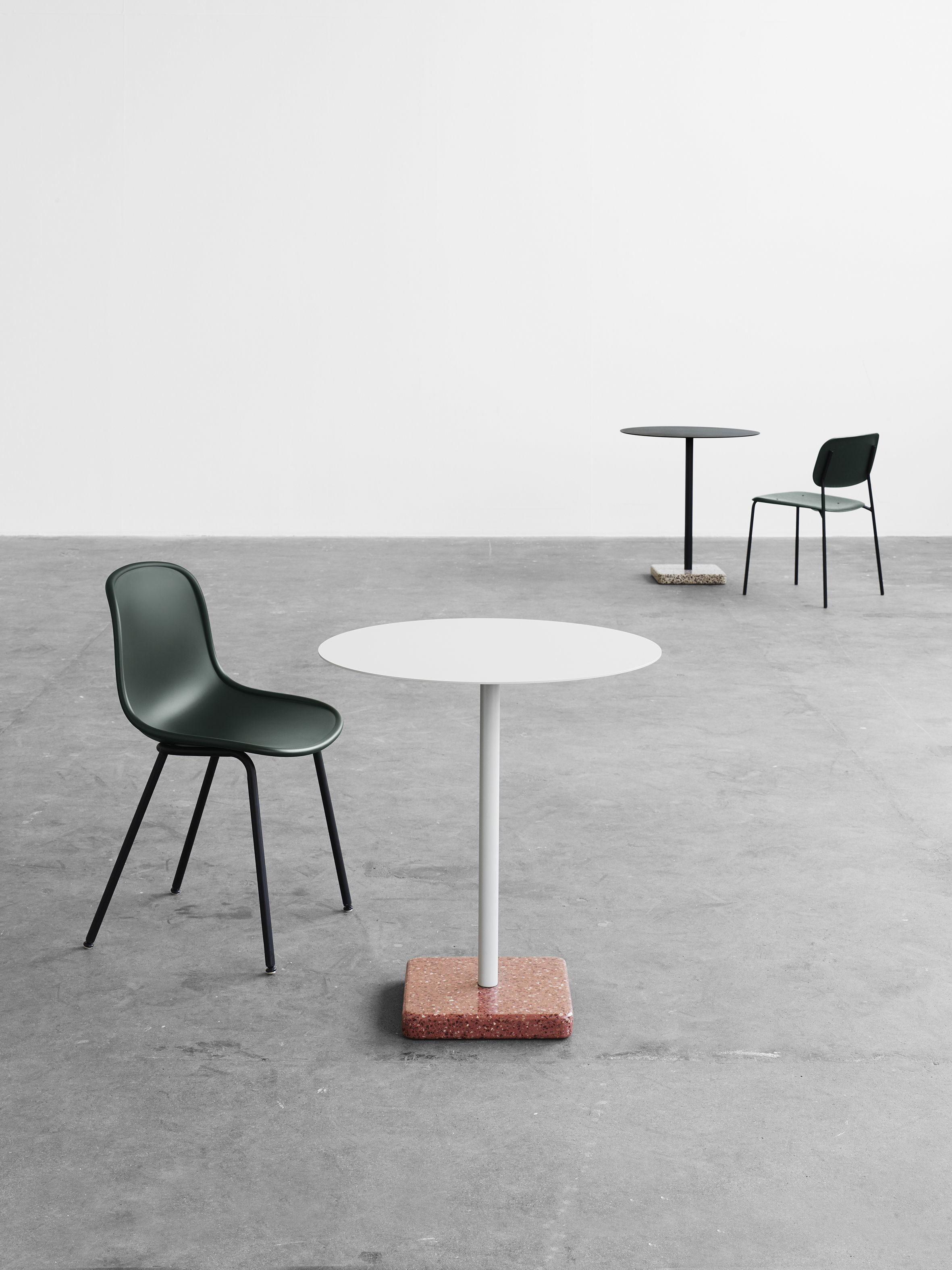 Runder Tisch Terrazzo von Hay - Grau | Made In Design