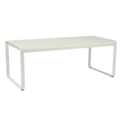 Fermob - Table rectangulaire Bellevie en Métal, Aluminium - Couleur Gris - 196 x 90 x 74 cm - Design