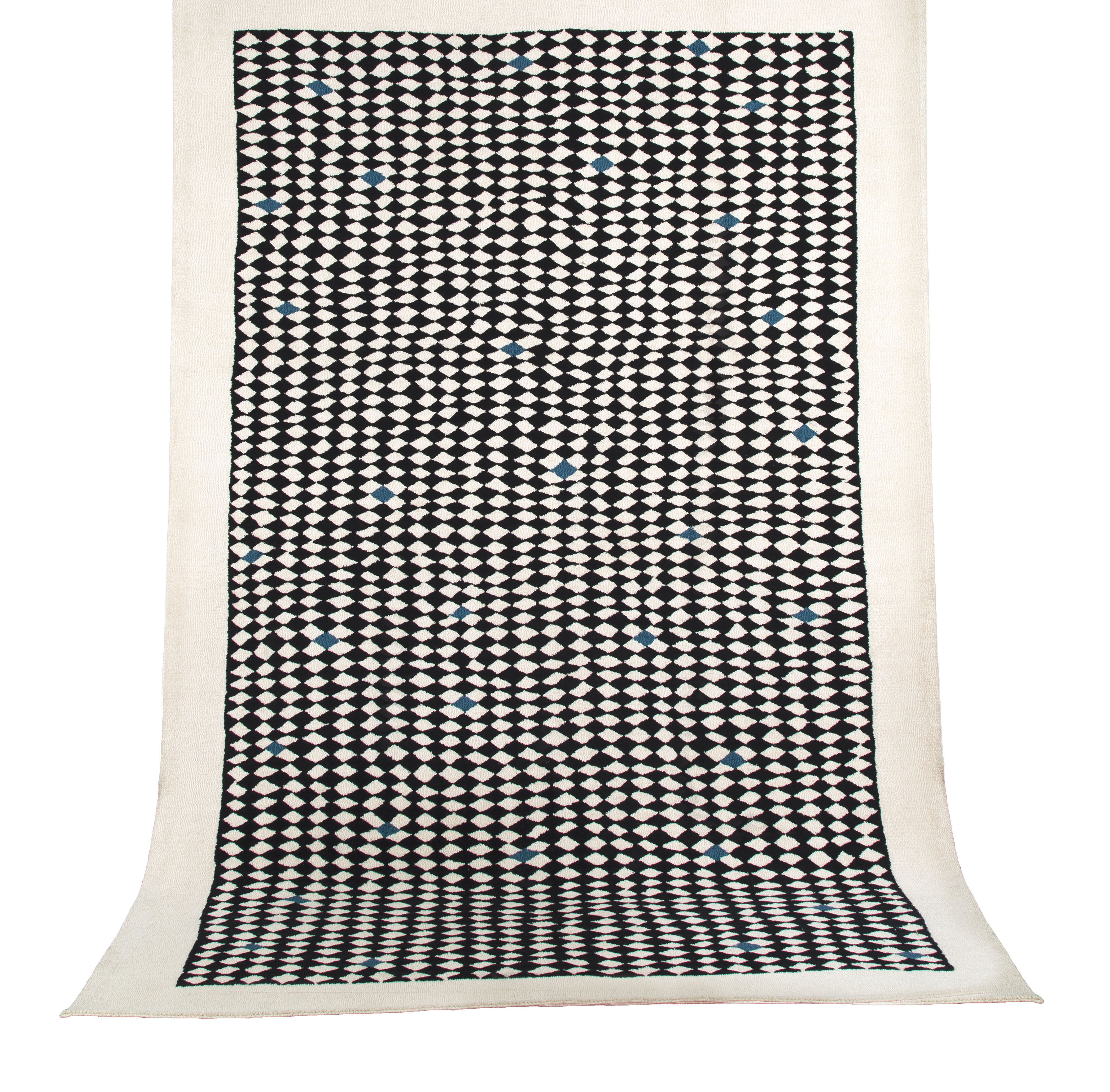 Tapis Atrium / 200 x 300 cm - Maison Sarah Lavoine blanc/noir en tissu