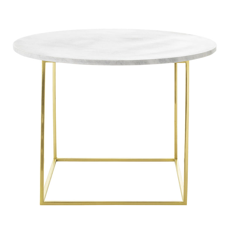 Bloomingville Eva Coffee table - White/Gold/Metal | Made In Design UK