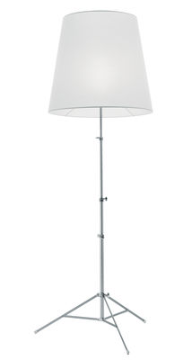 Lighting - Floor lamps - Gilda Floor lamp by Pallucco - White synthetic paper - Anodized aluminium, Synthetic parchment paper
