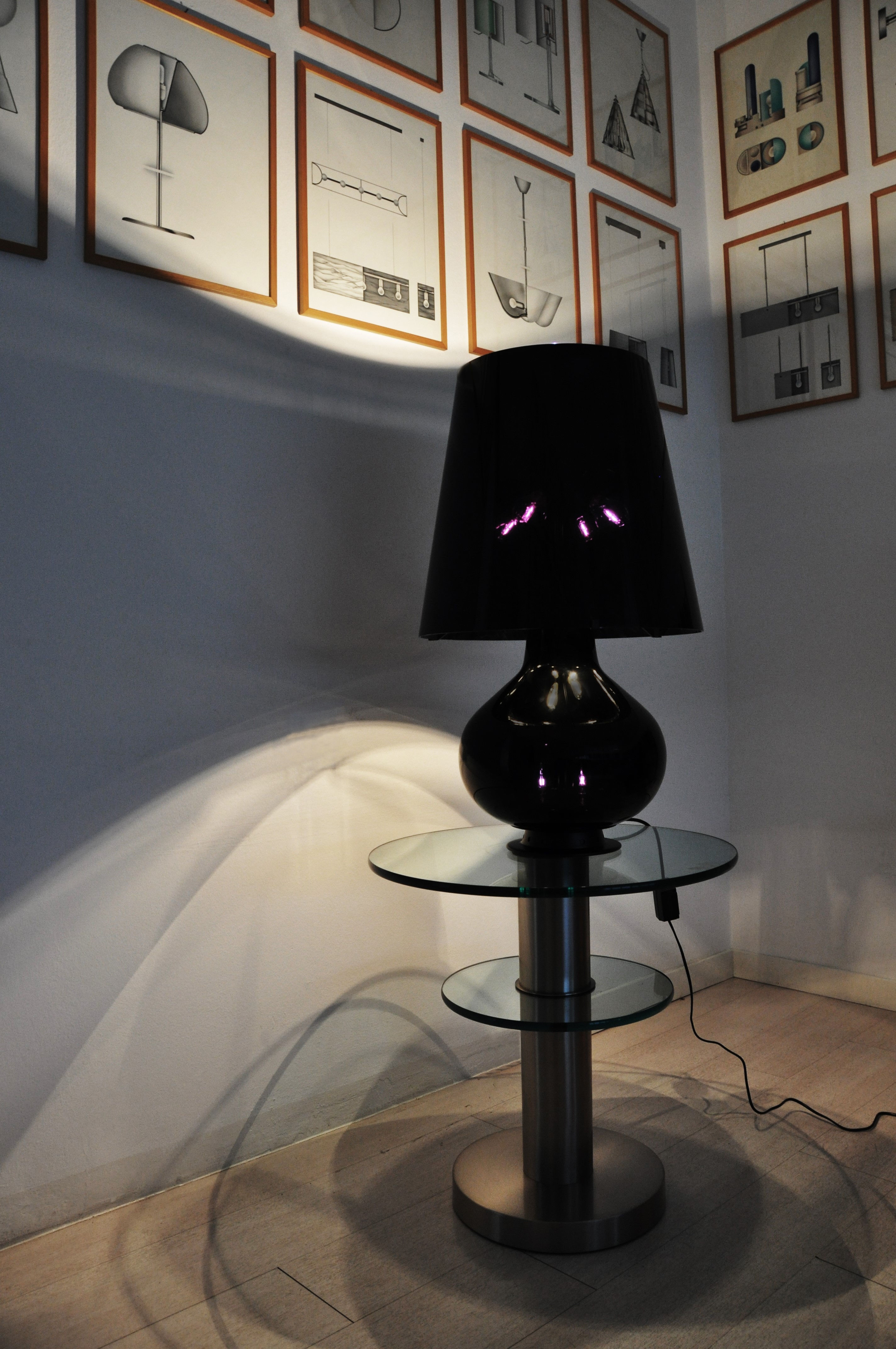 Lampe de table Fontana Small Fontana Arte - Noir | Made In Design