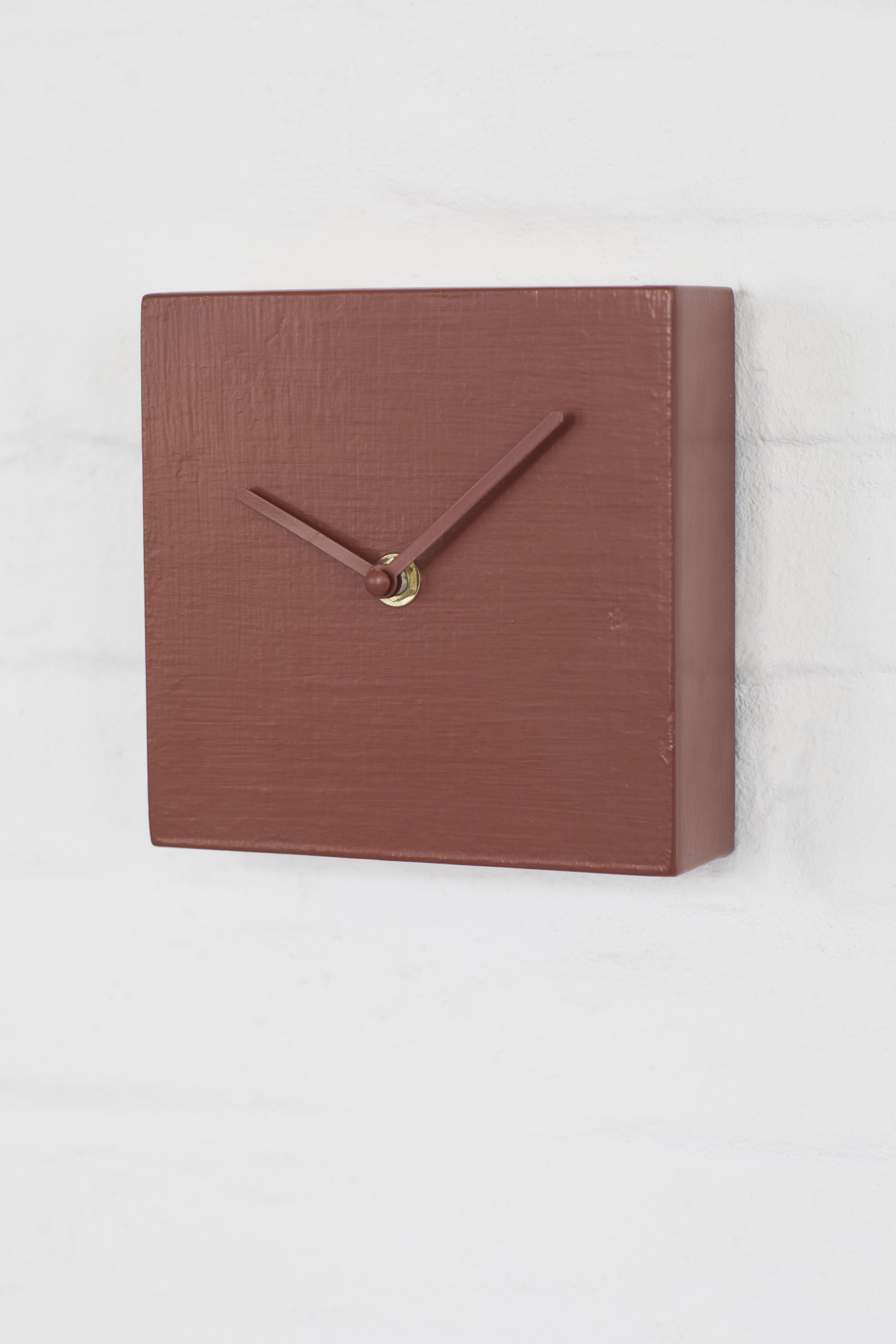 Orologio Murale Carr e Di Serax Rosso Made In Design