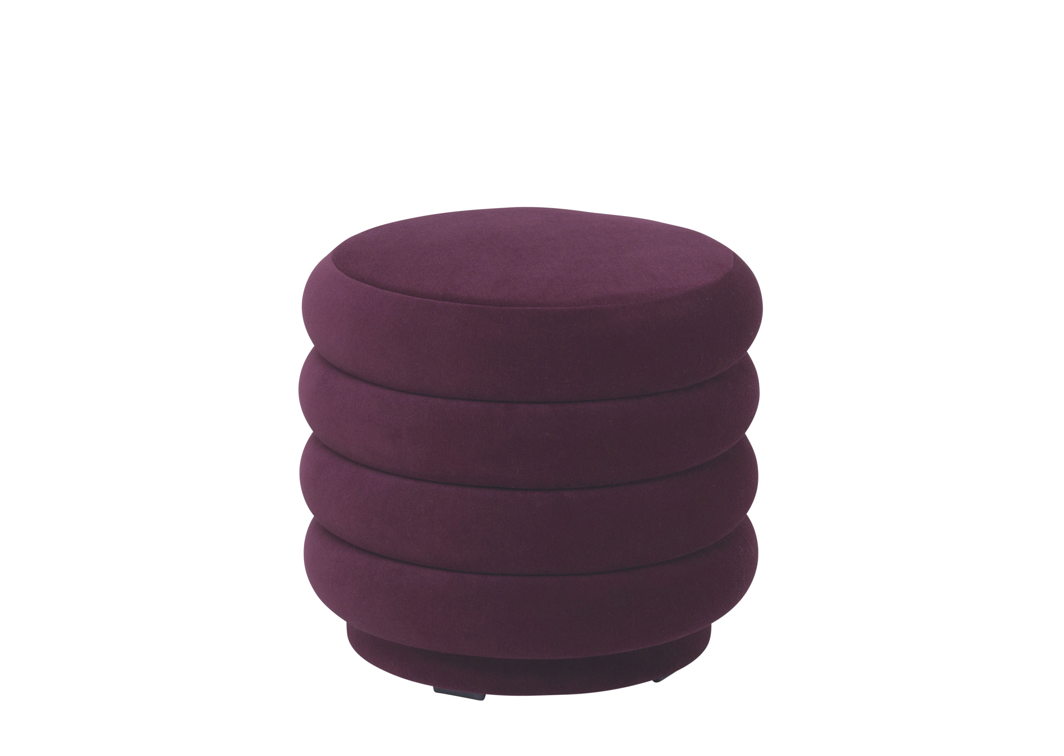 Pouf Round Small Ferm Living Rouge Made In Design
