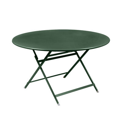 Fermob - Table ronde Caractère en Métal, Acier peint - Couleur Vert - 99.26 x 99.26 x 74.5 cm - Desi