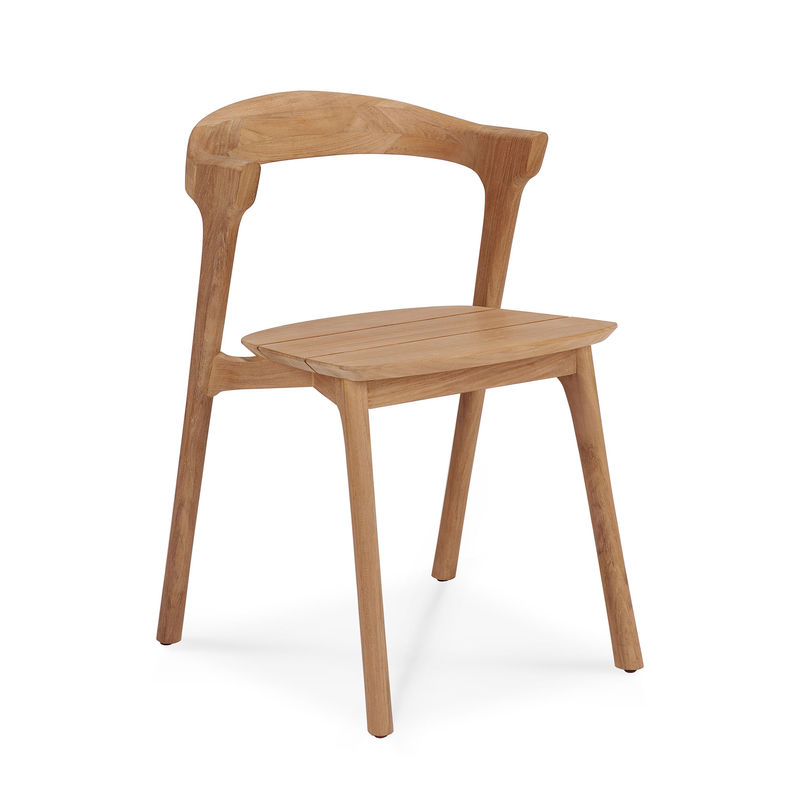 Mobilier - Chaises, fauteuils de salle à manger - Chaise Bok Outdoor bois naturel / Teck - Ethnicraft - Teck - Teck massif