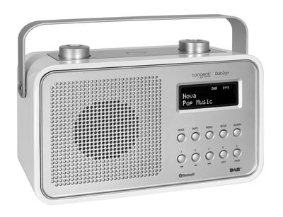 Accessories - Alarm Clocks & Travel Radios - DAB 2go Clock radio - Bluetooth® by Tangent - White - Plastic material, Stainless steel