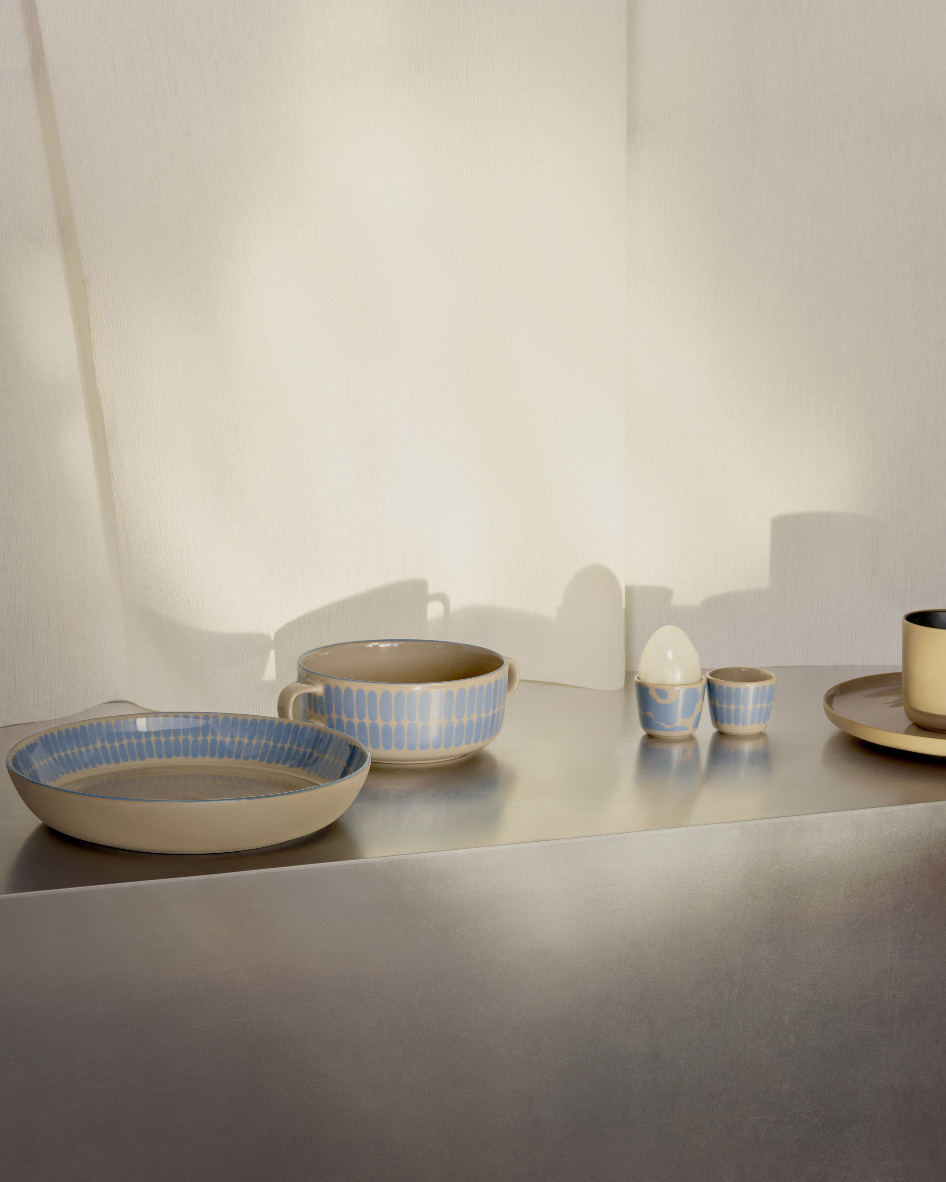 Marimekko Alku & Unikko Eggcup - blue | Made In Design UK