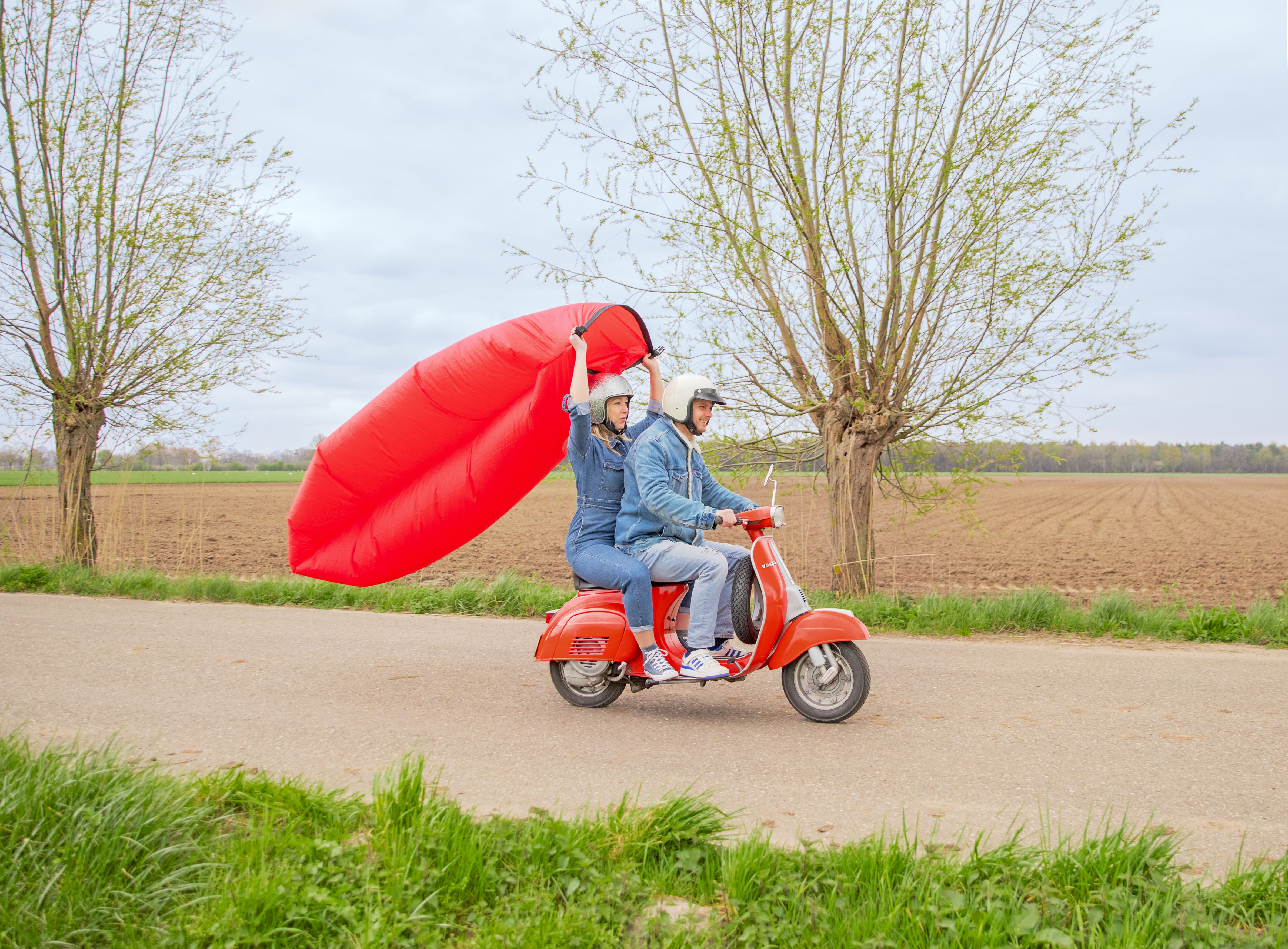 Pouf gonfiabile Lamzac 3.0 di Fatboy - verde