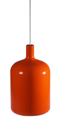 Luminaire - Suspensions - Suspension Bulb - Bob design - Orange - Polyuréthane