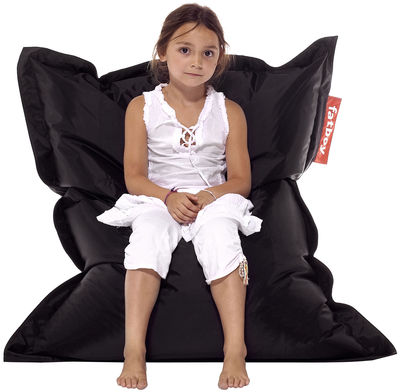 Furniture - Kids Furniture - Junior Children pouf by Fatboy - Black - Nylon fabric
