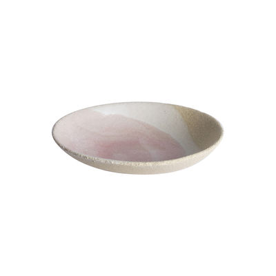 Jars Céramistes - Coupelle Wabi en Céramique, Grès émaillé - Couleur Rose - 20.8 x 20.8 x 4 cm - Mad