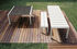 Table rectangulaire Sushi Outdoor / Lattes Fenix - L 180 cm - Kristalia