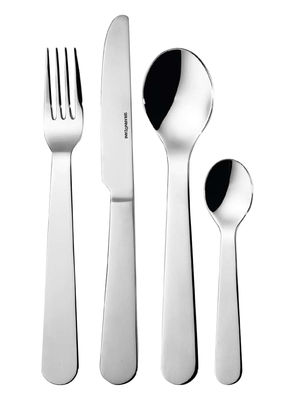 Tableware - Cutlery - Accento Kitchen cupboard - 24 cutlery by Serafino Zani - Polished stainless steel - Polished stainless steel