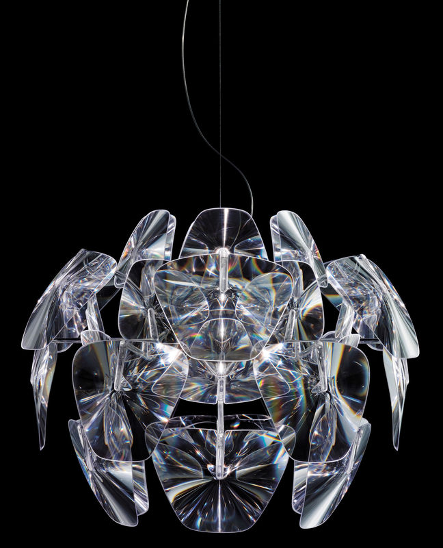 Illuminazione - Lampadari - Sospensione Hope materiale plastico trasparente - Luceplan - Ø 61 cm - Trasparente - policarbonato