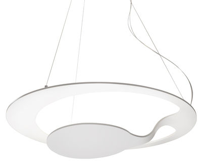 Luminaire - Suspensions - Suspension Glu / Ø 70 cm - Fabbian - Blanc - Aluminium peint