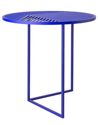 Table basse Iso-A / Ø 47 x H 44 cm - Petite Friture bleu en métal