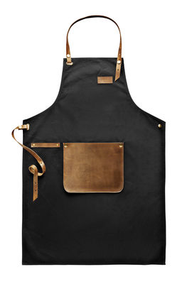 Eva Solo - Tablier Accessoires barbecue en Cuir, Toile - Couleur Noir - 69 x 22.89 x 98 cm - Designe