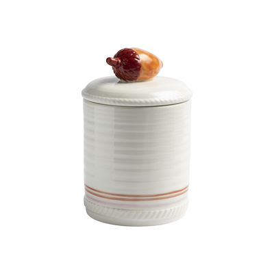 & klevering - Boîte Autumn en Céramique, Porcelaine - Couleur Blanc - 21.25 x 21.25 x 18.5 cm - Desi