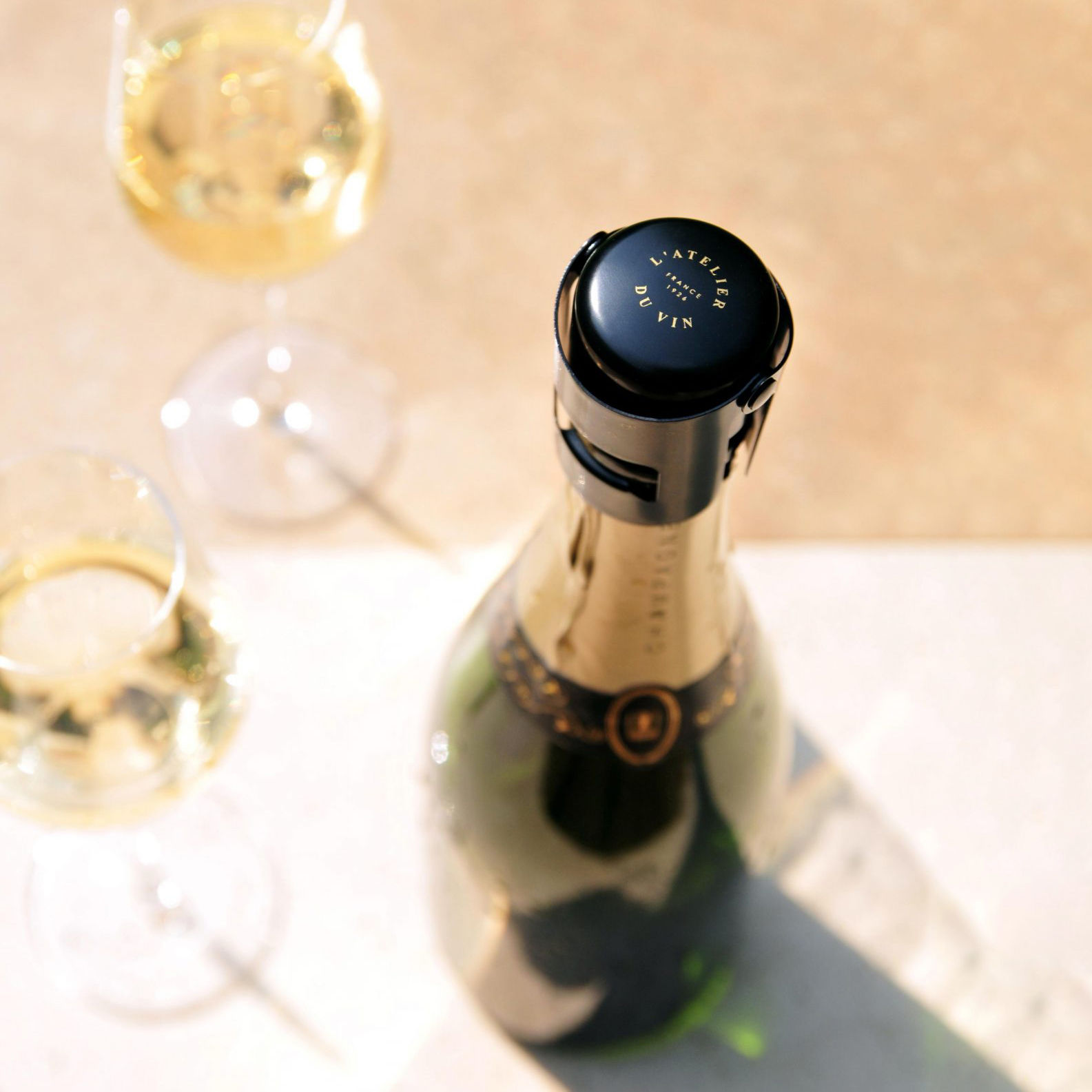 Bouchon de Champagne - Indicateur de bulles L'ATELIER Du VIN Ma Cave à Vin