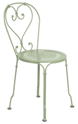 Mobilier - Chaises, fauteuils de salle à manger - Chaise empilable 1900 / Métal - Fermob - Tilleul - Acier