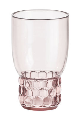 Tisch und Küche - Gläser - Jellies Family Glas / Größe S - H 13 cm - Kartell - Rosa - PMMA