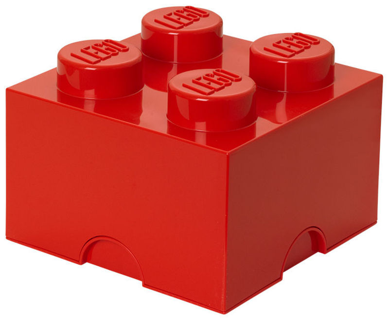 Scatola Lego® Brick di COPENHAGEN rosso Made Design