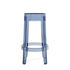 Charles Ghost Stackable bar stool - / H 65 cm - Polycarbonate by Kartell