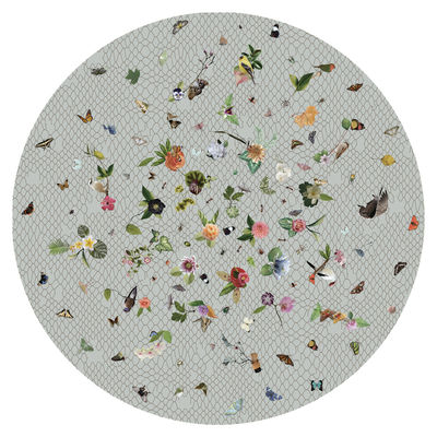 Déco - Tapis - Tapis Garden of Eden / Ø 350 cm - Moooi Carpets - Gris - Polyamide