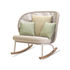Kodo Rocking chair - / Hand-woven acrylic cord by Vincent Sheppard