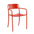 Patio Stackable armchair - / Stainless steel by Tolix
