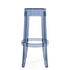 Charles Ghost Stackable bar stool - / H 75 cm - Polycarbonate by Kartell