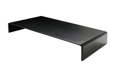 Arredamento - Tavolini  - Tavolino Solitaire Basso - 95 x 65 x H 25 cm di Zeus - 95 x 65 cm - Nero - Acciaio fosfatato