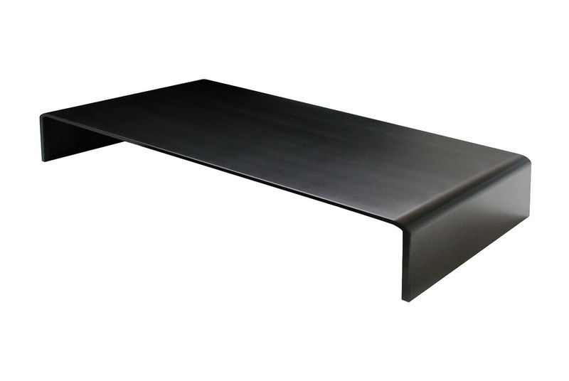 Arredamento - Tavolini  - Tavolino Solitaire Basso metallo nero 95 x 65 x H 25 cm - Zeus - 95 x 65 cm - Nero - Acciaio fosfatato