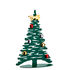 Bark Tree Weihnachtsdeko / Tannenbaum H 30 cm + 3 farbige Magnete - Alessi
