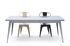 Table rectangulaire 55 / 130 x 70 cm - Pieds métal - Tolix