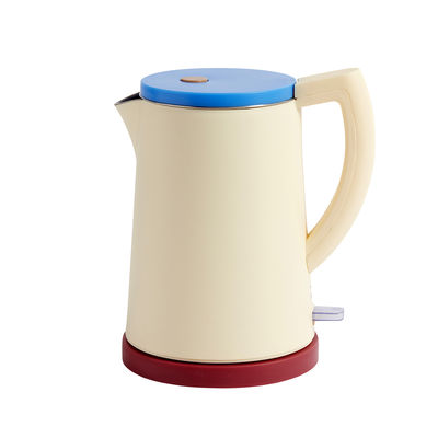 Tableware - Kitchen Appliances - Sowden Electric kettle - / Steel - 1.5 L by Hay - Yellow - Polypropylene, Stainless steel