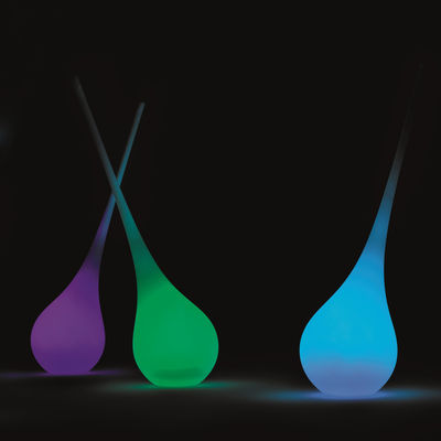 Déco - Vases - Lampe sans fil Ampoule Géant / Vase - H 205 cm - LED RGB - MyYour - Blanc / Lumière multicolore - Poleasy®