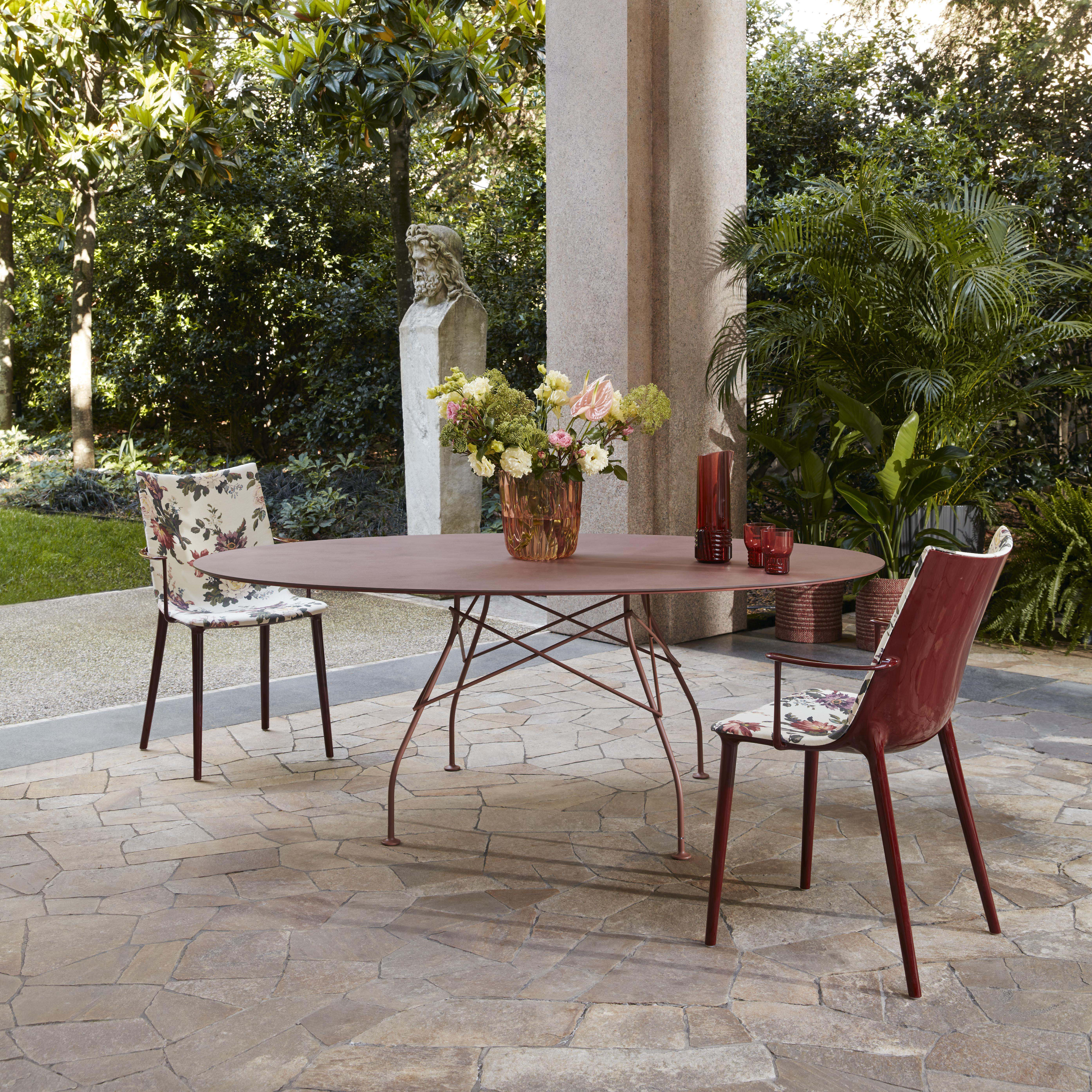 Chaise rembourrée H.H.H x Liberty Kartell - design italien